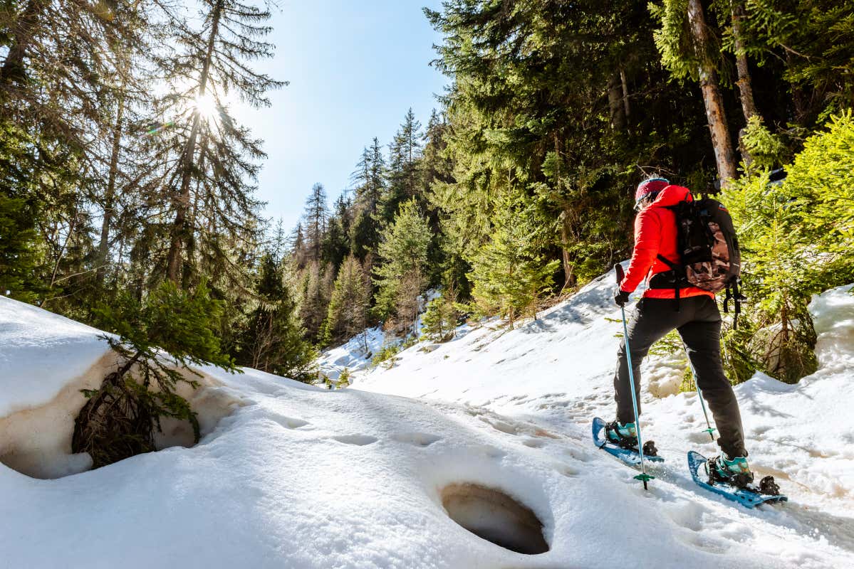 Ciaspolata d'inverno ph. Giacomo Buzio Courmayeur regina dell'inverno